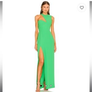 Amanda Uprichard x REVOLVE Gilda Gown in Grass